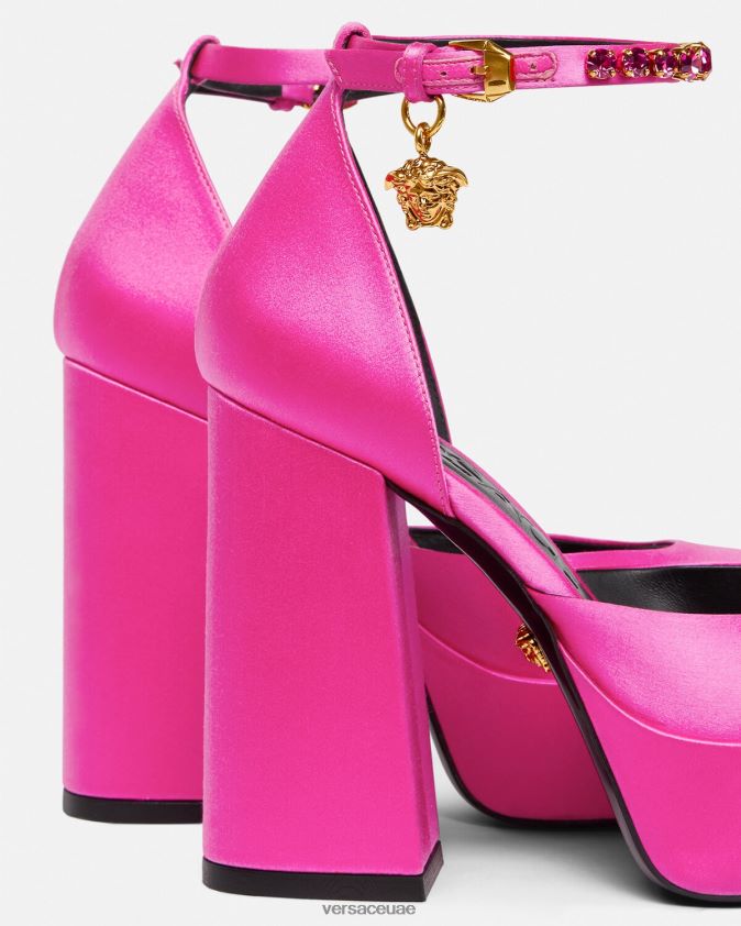 نحيف مضخات ميدوسا aevitas منصة واحدة Versace ضارب الى الحمرة 0FVD2J416 حذاء