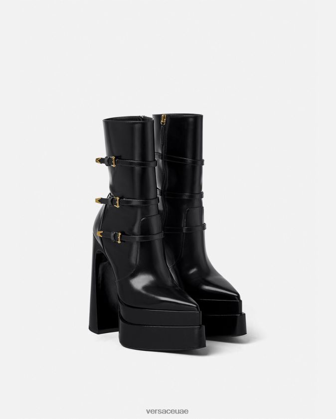نحيف حذاء aevitas ذو المنصة المدببة Versace أسود 0FVD2J418 حذاء