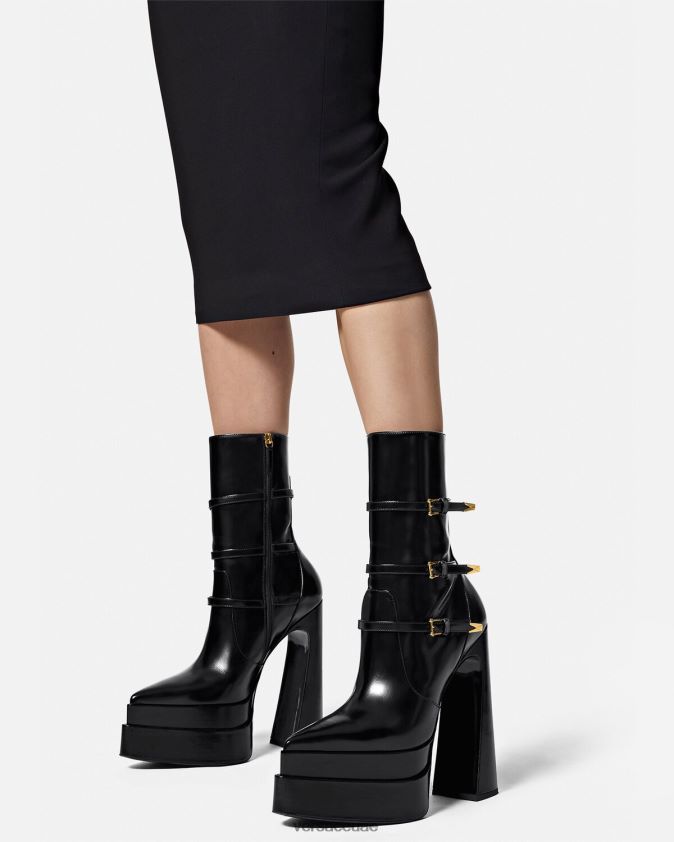 نحيف حذاء aevitas ذو المنصة المدببة Versace أسود 0FVD2J418 حذاء
