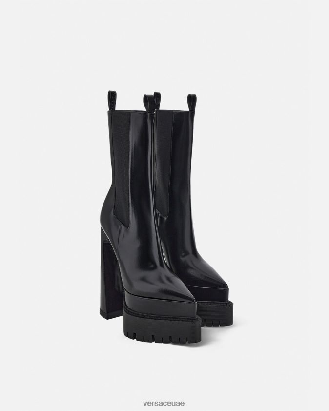 نحيف حذاء aevitas ذو المنصة المدببة Versace أسود 0FVD2J419 حذاء