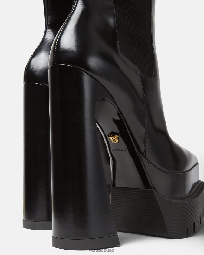نحيف حذاء aevitas ذو المنصة المدببة Versace أسود 0FVD2J419 حذاء