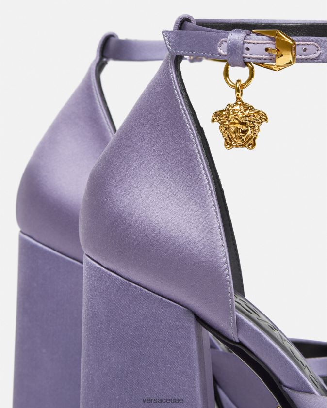 نحيف مضخات ميدوسا aevitas منصة واحدة Versace أرجواني 0FVD2J427 حذاء