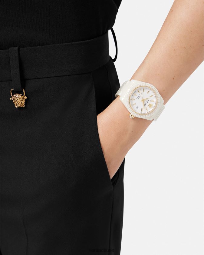 نحيف dv ساعة أوتوماتيكية واحدة Versace pnul 0FVD2J936 مُكَمِّلات
