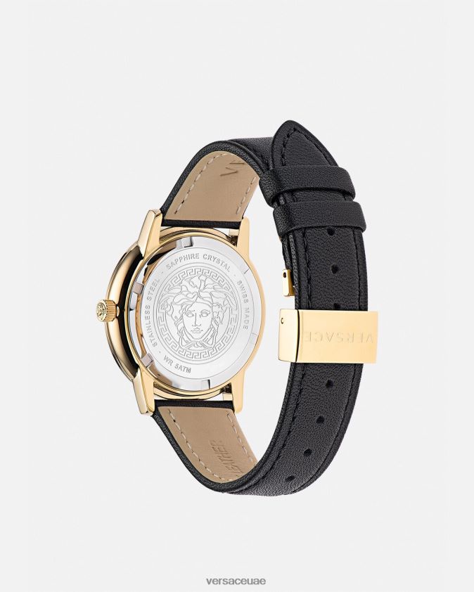 نحيف ساعة v-tribute Versace أسود 0FVD2J966 مُكَمِّلات